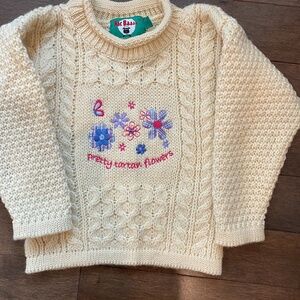 Girls 2 yrs  Scottish Pure wool sweater